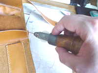 鞄の縫製