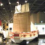 展示の一部(朱印船の模型)