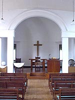 巣鴨教会の礼拝堂